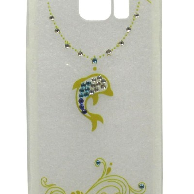Air Jacket Back Cover Θήκη Με Στρασάκια Και Σχέδιο Δελφίνι (Samsung Galaxy S7)