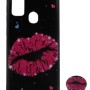 Back Cover Θήκη Με Σχέδιο Χείλη Και Pop Socket (Samsung Galaxy M21 & Samsung Galaxy M30s)