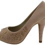 Sweet Shoes Καστόρ Γόβες Στιλέτο με Στρας σε Μπεζ Χρώμα