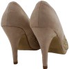 Sweet Shoes Καστόρ Γόβες Στιλέτο με Στρας σε Μπεζ Χρώμα