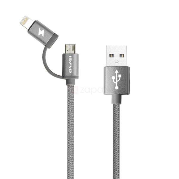 Awei CL-930C Fast Data Cable Καλώδιο USB σε Micro και Lightning