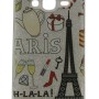 Back Cover Θήκη Σιλικόνης Με Γκλίτερ Και Σχέδιο Paris (Samsung Galaxy J3 2016)