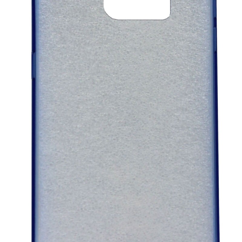 Back Cover Θήκη Σιλικόνης Διάφανη Με Χρώμα Στις Άκρες (Samsung Galaxy S6 Edge Plus)
