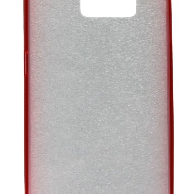Back Cover Θήκη Σιλικόνης Διάφανη Με Χρώμα Στις Άκρες (Samsung Galaxy S6 Edge)
