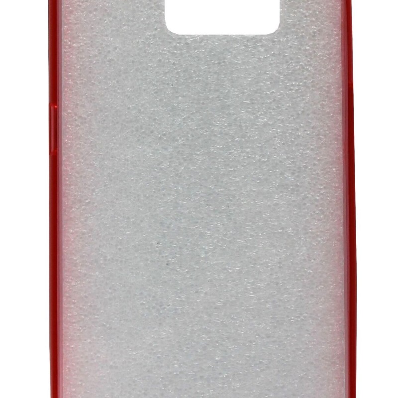 Back Cover Θήκη Σιλικόνης Διάφανη Με Χρώμα Στις Άκρες (Samsung Galaxy S6 Edge)