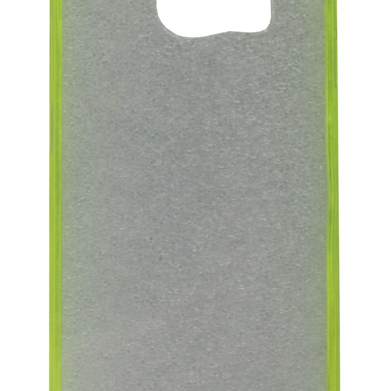 Back Cover Θήκη Διάφανη Με Κίτρινο Χρώμα Στις Άκρες (Samsung Galaxy S6 Edge)