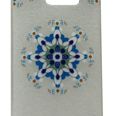 Back Cover Θήκη Σιλικόνης Διάφανη Με Σχέδιο Mandala (Samsung Galaxy S6 Edge)