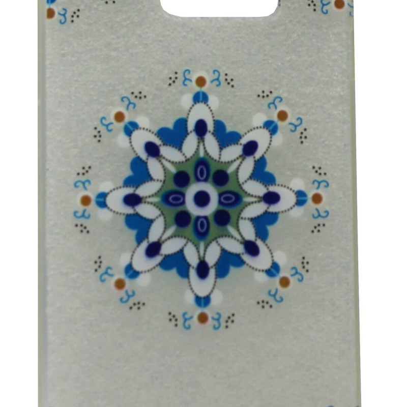 Back Cover Θήκη Σιλικόνης Διάφανη Με Σχέδιο Mandala (Samsung Galaxy S6 Edge)
