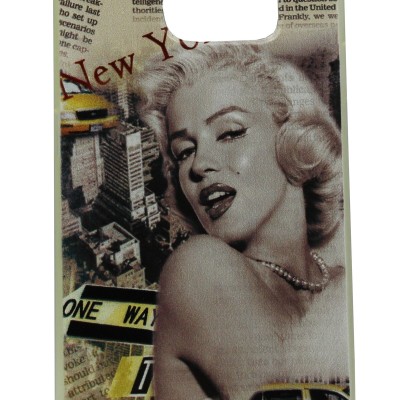 Back Cover Θήκη Σιλικόνης Με Σχέδιο Marilyn Monroe (Samsung Galaxy S6 Edge) Back Cover Θήκη Σιλικόνης Με Σχέδιο Marilyn Monroe (Samsung Galaxy S6 Edge)