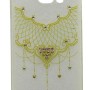 Back Cover Θήκη Με Στρασάκια Και Σχέδιο Καρδιά (Samsung Galaxy S6 Edge)