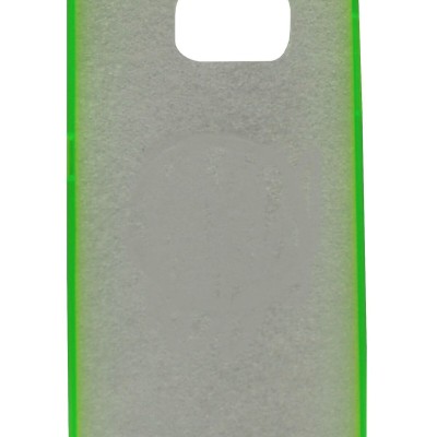 Back Cover Θήκη Σιλικόνης Διάφανη Με Χρώμα Στις Άκρες (Samsung Galaxy S6)