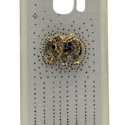 Back Cover Θήκη Με Στρασάκια Και Σχέδιο Ελέφαντας (Samsung Galaxy S6)