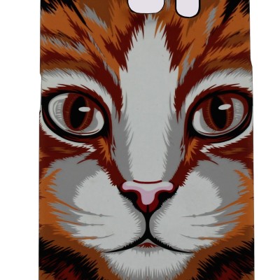 Air Jacket Back Cover Θήκη Πλαστική Με Σχέδιο Γάτα (Samsung Galaxy S6)