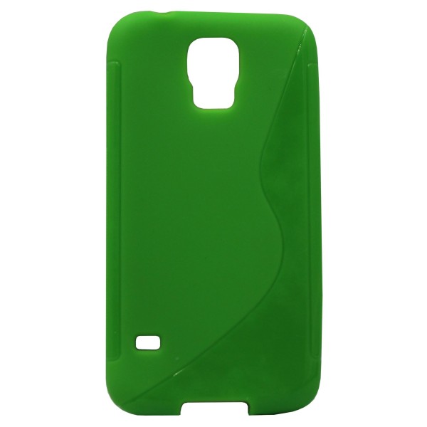 Back Cover Θήκη Σιλικόνης Πράσινο (Samsung Galaxy S5)