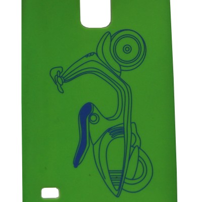Back Cover Θήκη Σιλικόνης Με Σχέδιο Μηχανή (Samsung Galaxy S5)