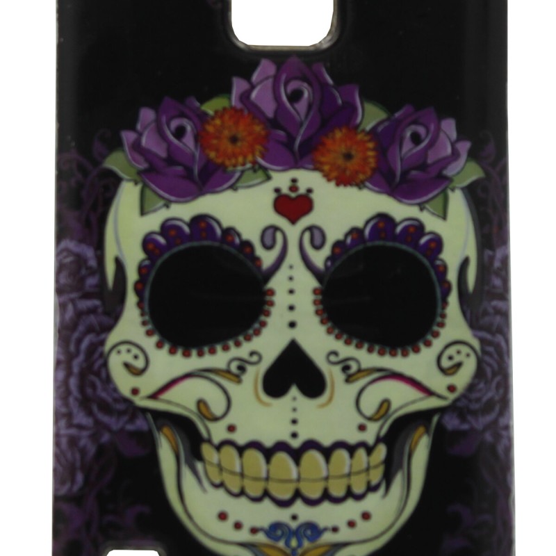 Back Cover Θήκη Σιλικόνης Με Σχέδιο Skull (Samsung Galaxy S5)