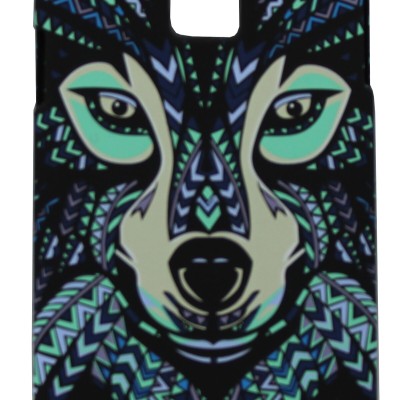Air Jacket Back Cover Θήκη Πλαστική Με Σχέδιο Λύκος (Samsung Galaxy S5)