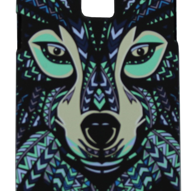 Air Jacket Back Cover Θήκη Πλαστική Με Σχέδιο Λύκος (Samsung Galaxy S5)